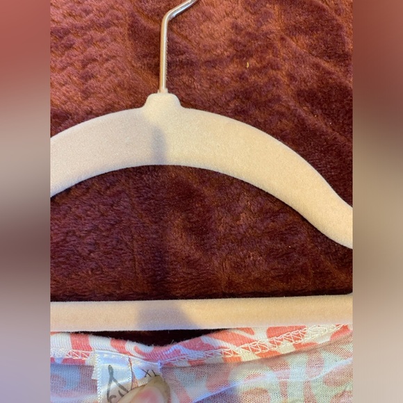 Lili B pink & white jersey top - Picture 5 of 6